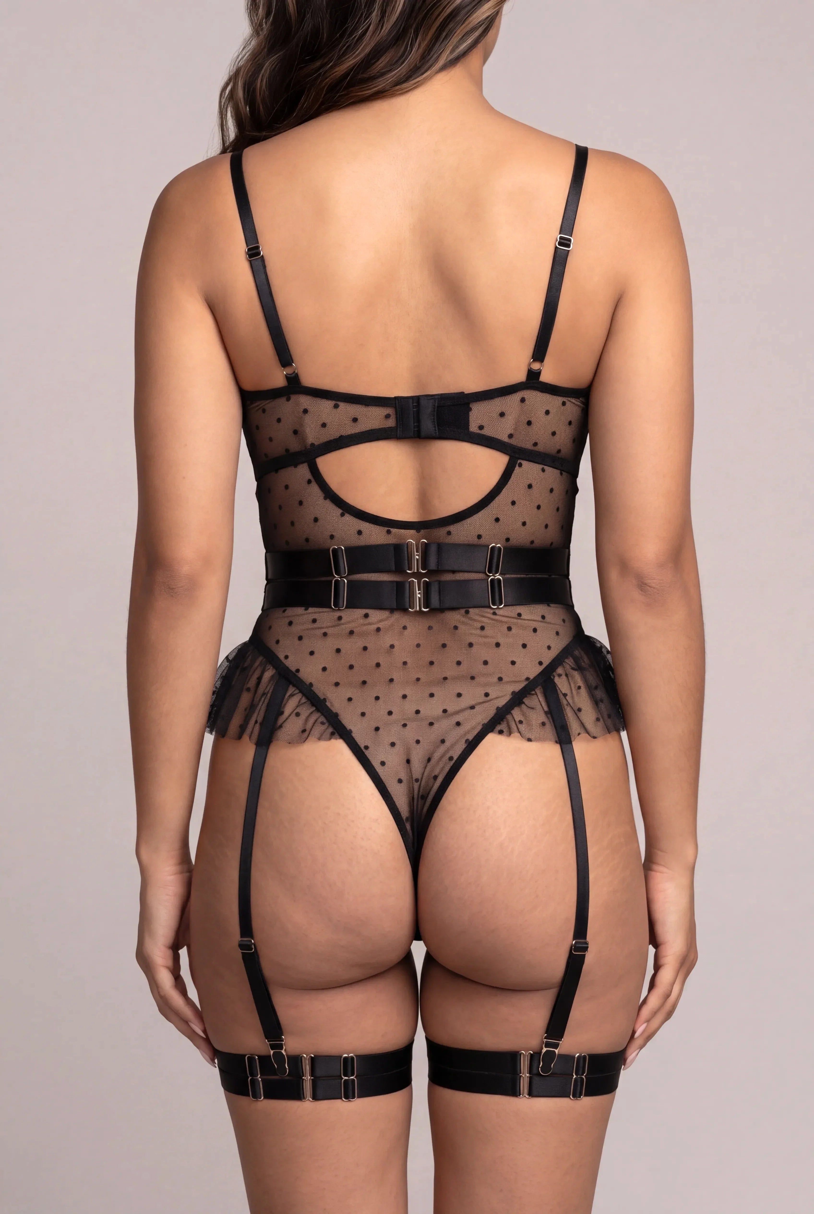 Body Avec Porte Jarretelles Zaya - NAKED Underwear - Détail produit dos