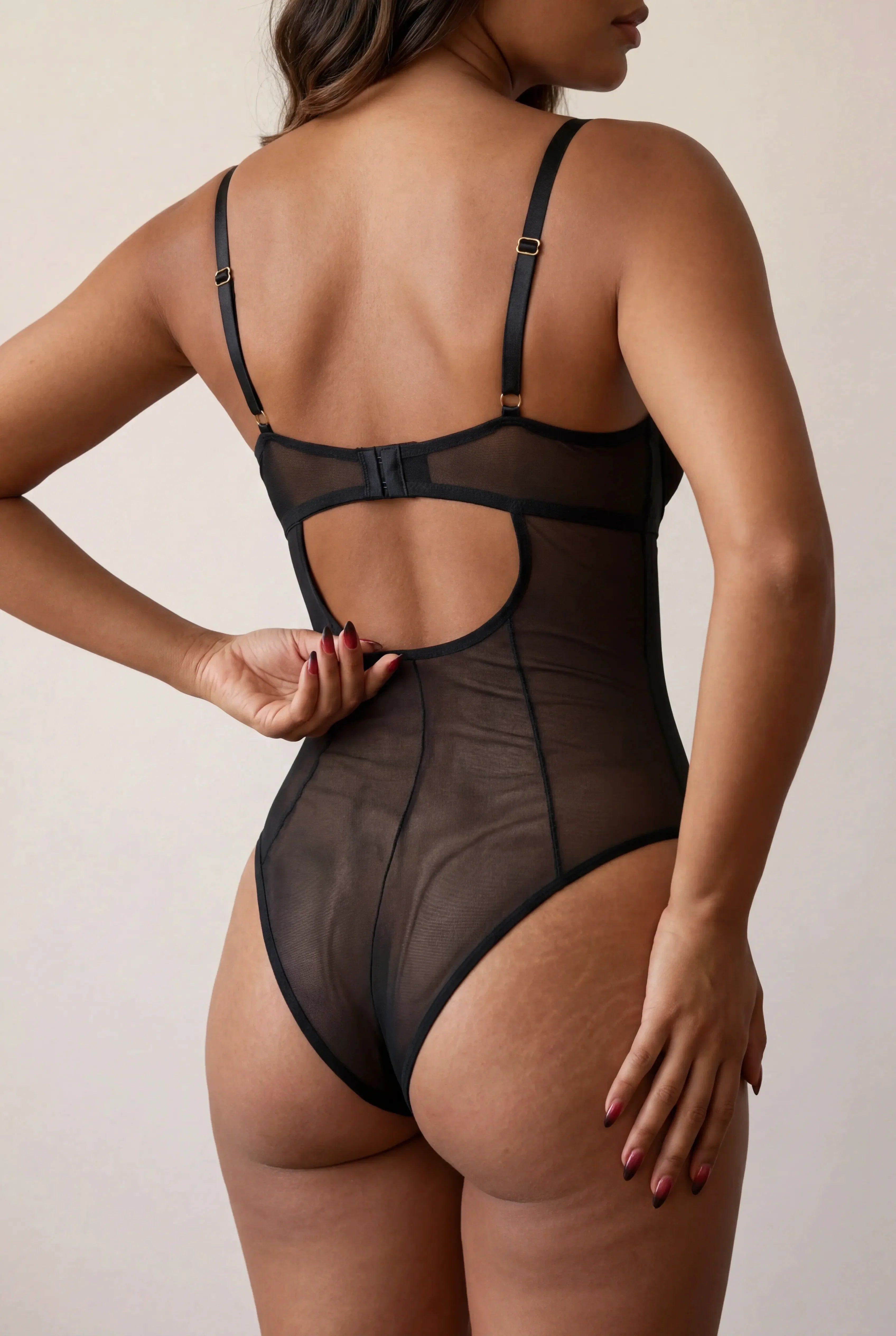 Damen-Body - ISYA - NAKED Underwear - Produktnahaufnahme Rückseite